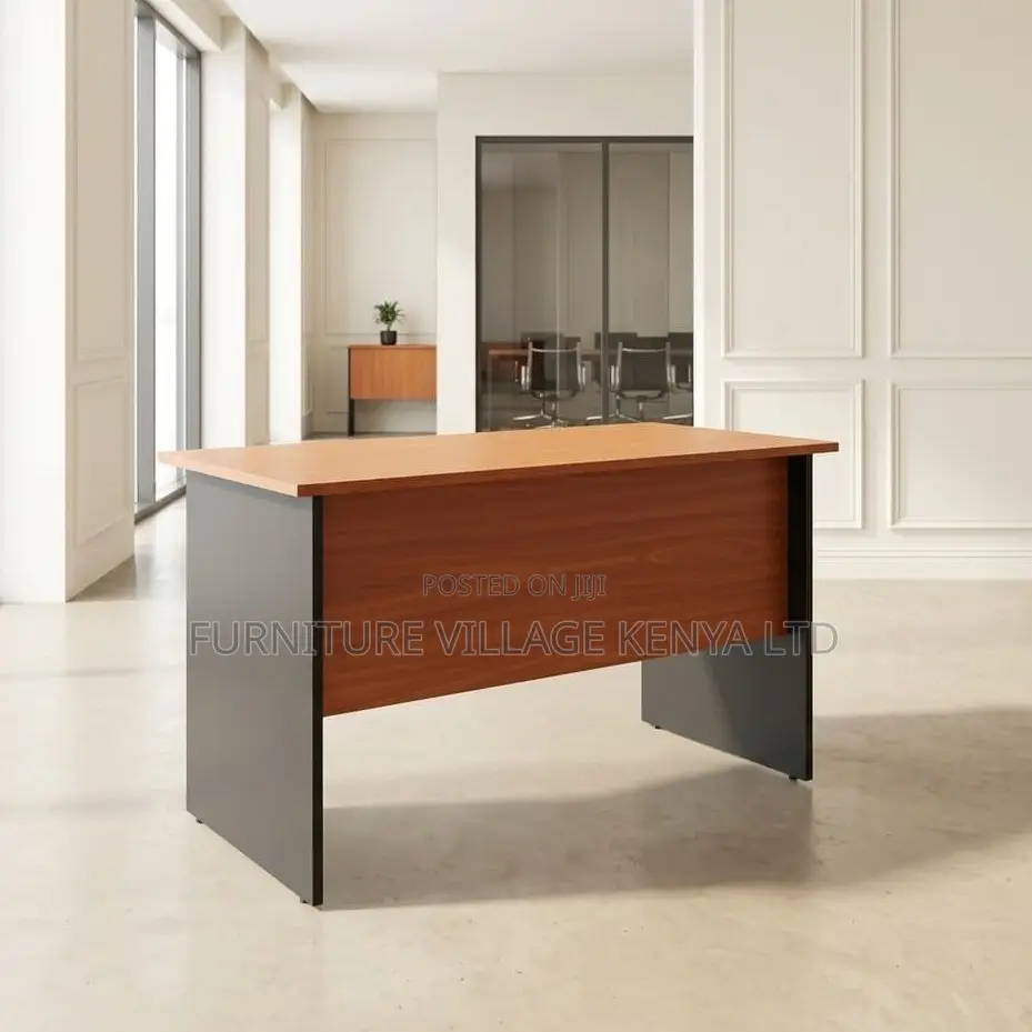 Study Desk; 0.9 M Lockable 3 Drawer Generic Home Office Study Desk