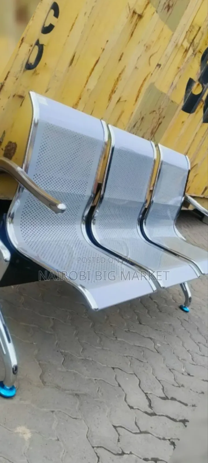 3 Way Link Chair Unpadded Waiting Bench