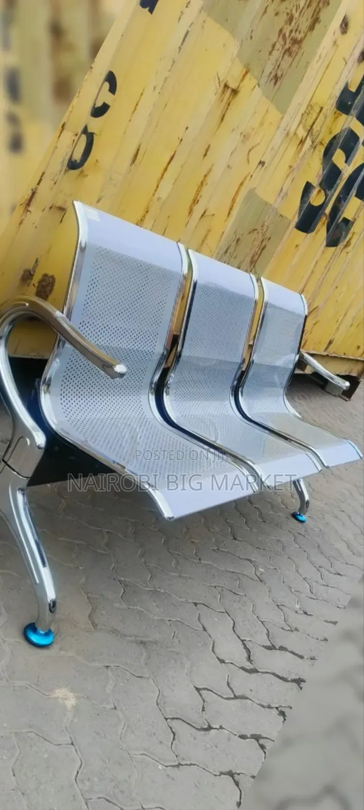 3 Way Link Chair Unpadded Waiting Bench