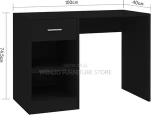 Office Desk; 1.2 Meter Home Office Solid Wooden Cleric Desk