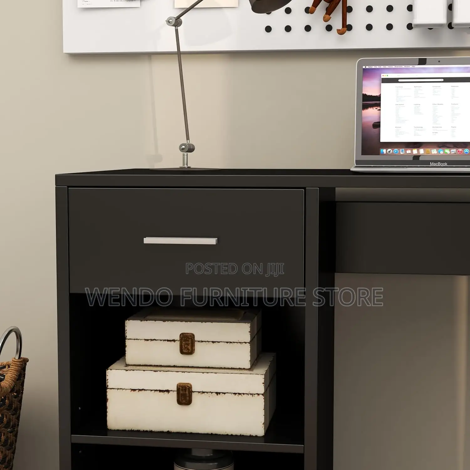 Office Desk; 1.2 Meter Home Office Solid Wooden Cleric Desk
