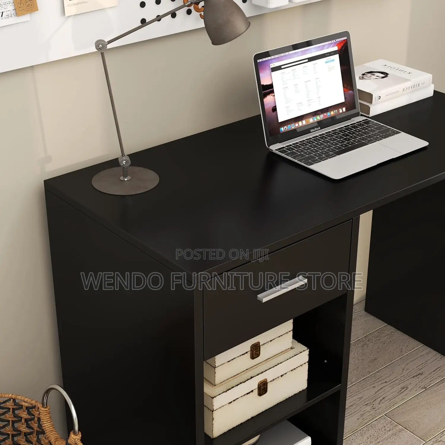Office Desk; 1.2 Meter Home Office Solid Wooden Cleric Desk
