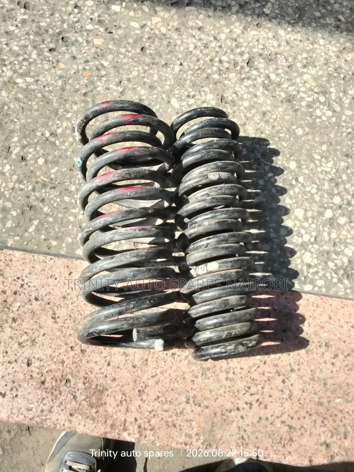 Ex Japan Toyota VellFire Front and Rear Heavy Duty Coil Springs