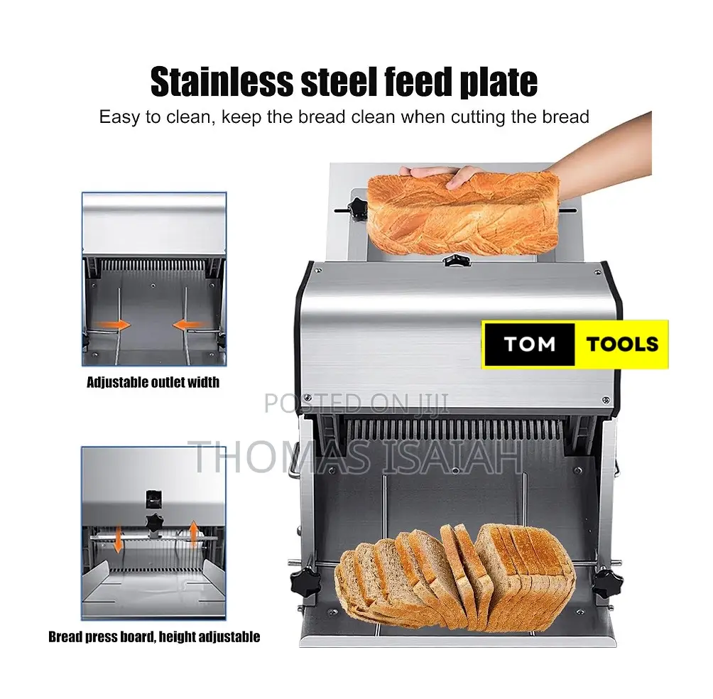 Commercial Electric Toast Bread Slicer, 12mm 31 Slices