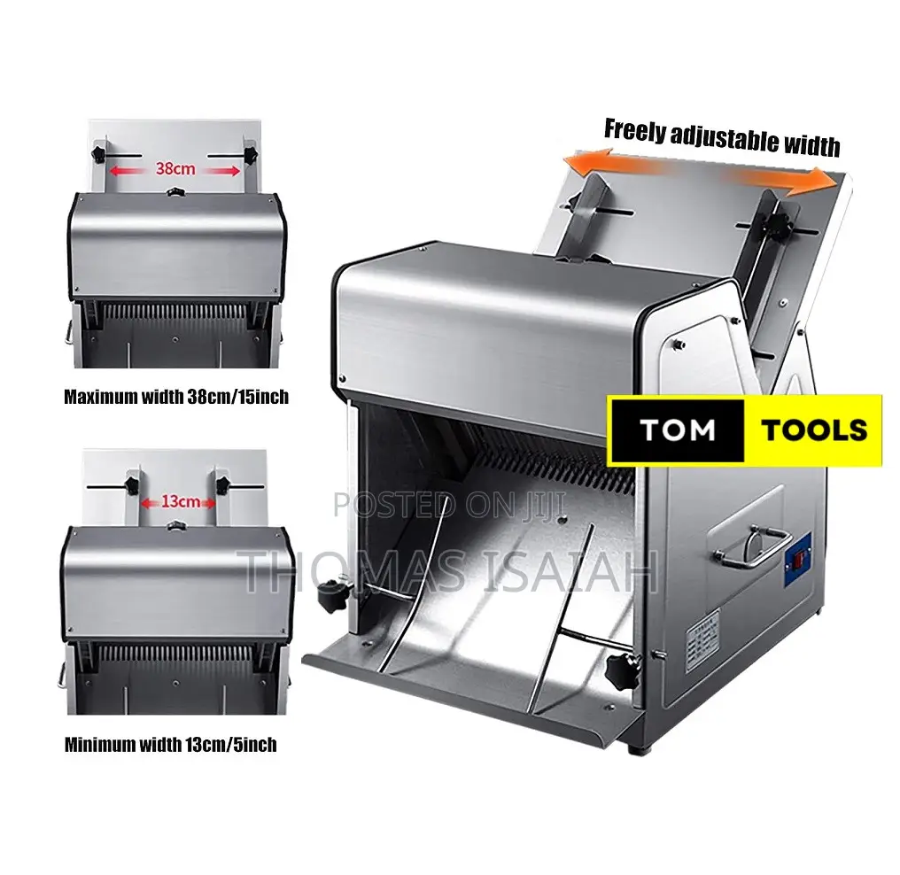 Commercial Electric Toast Bread Slicer, 12mm 31 Slices