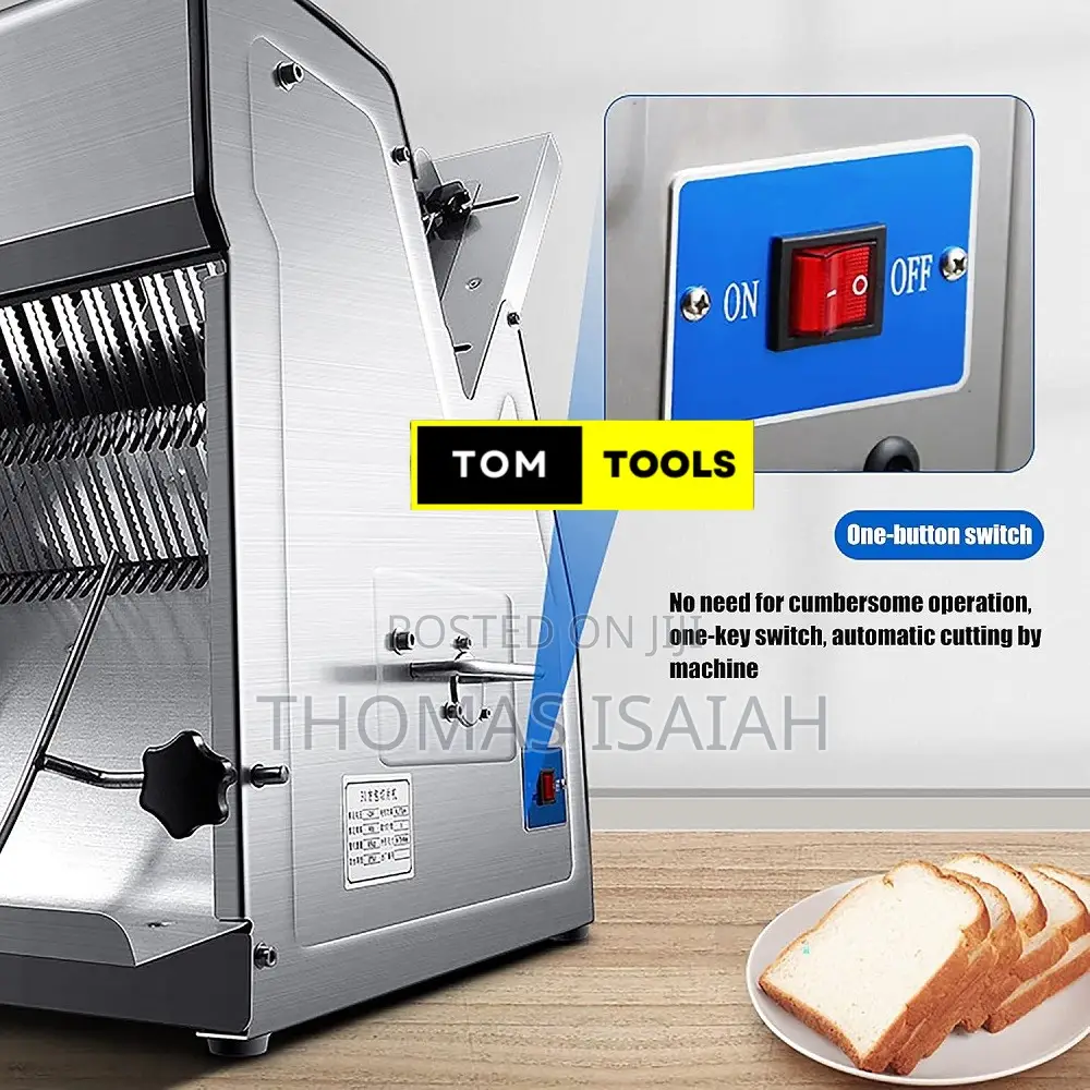 Commercial Electric Toast Bread Slicer, 12mm 31 Slices