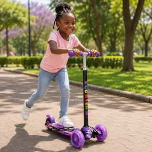 Children 3 Wheel Scooter With Adjustable Height