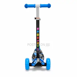 Kids Three Wheel Outdoor Scooter With Wide Deck