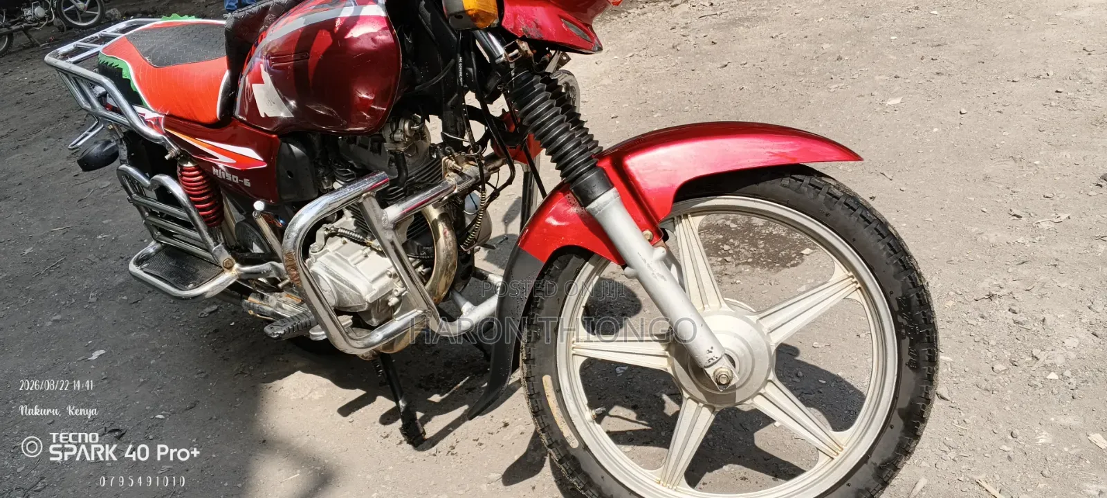 Haojue HJ100T-6A 2025 Red