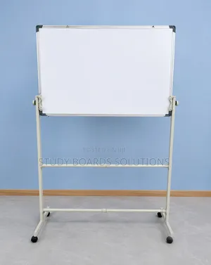 90cm×60cm Whiteboard With Portable Wheeled Stand–Present With Ease