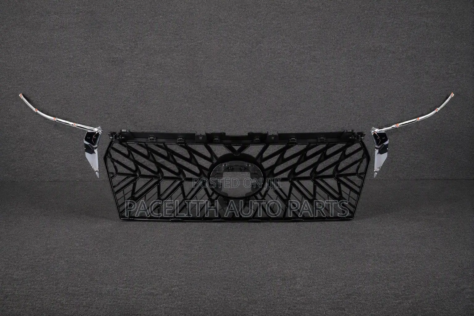 Front Grille Toyota Prado Land Cruiser 150 2018 - 2021 Chrome Silver