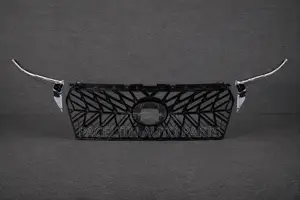 Front Grille Toyota Prado Land Cruiser 150 2018 - 2021 Chrome Silver