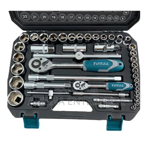 Total Socket set 44PCS 1/4″+1/2″