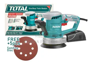 TOTAL 450W ROTARY SANDER (TF2041506)