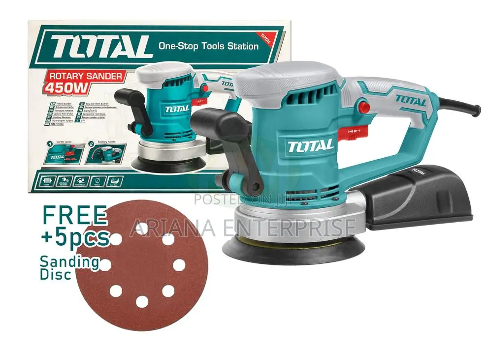 TOTAL 450W ROTARY SANDER (TF2041506)
