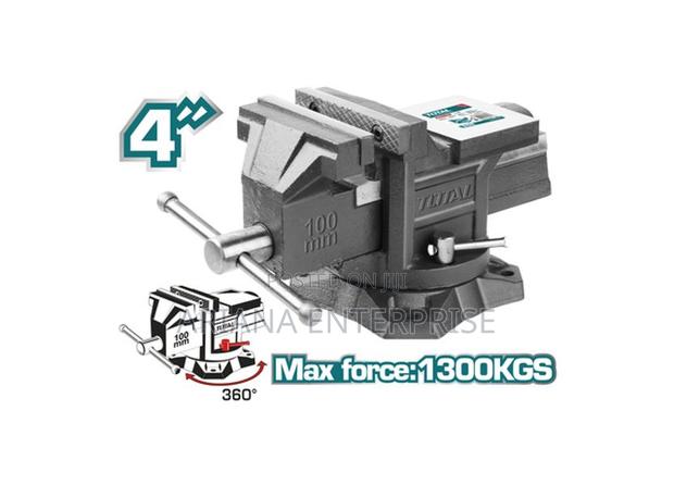 TOTAL BENCH VICE 4″ – 100mm (THT6146)