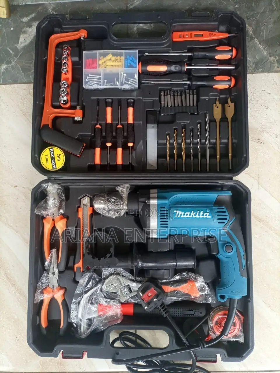 Makita Toolset with 710W Impact Drill
