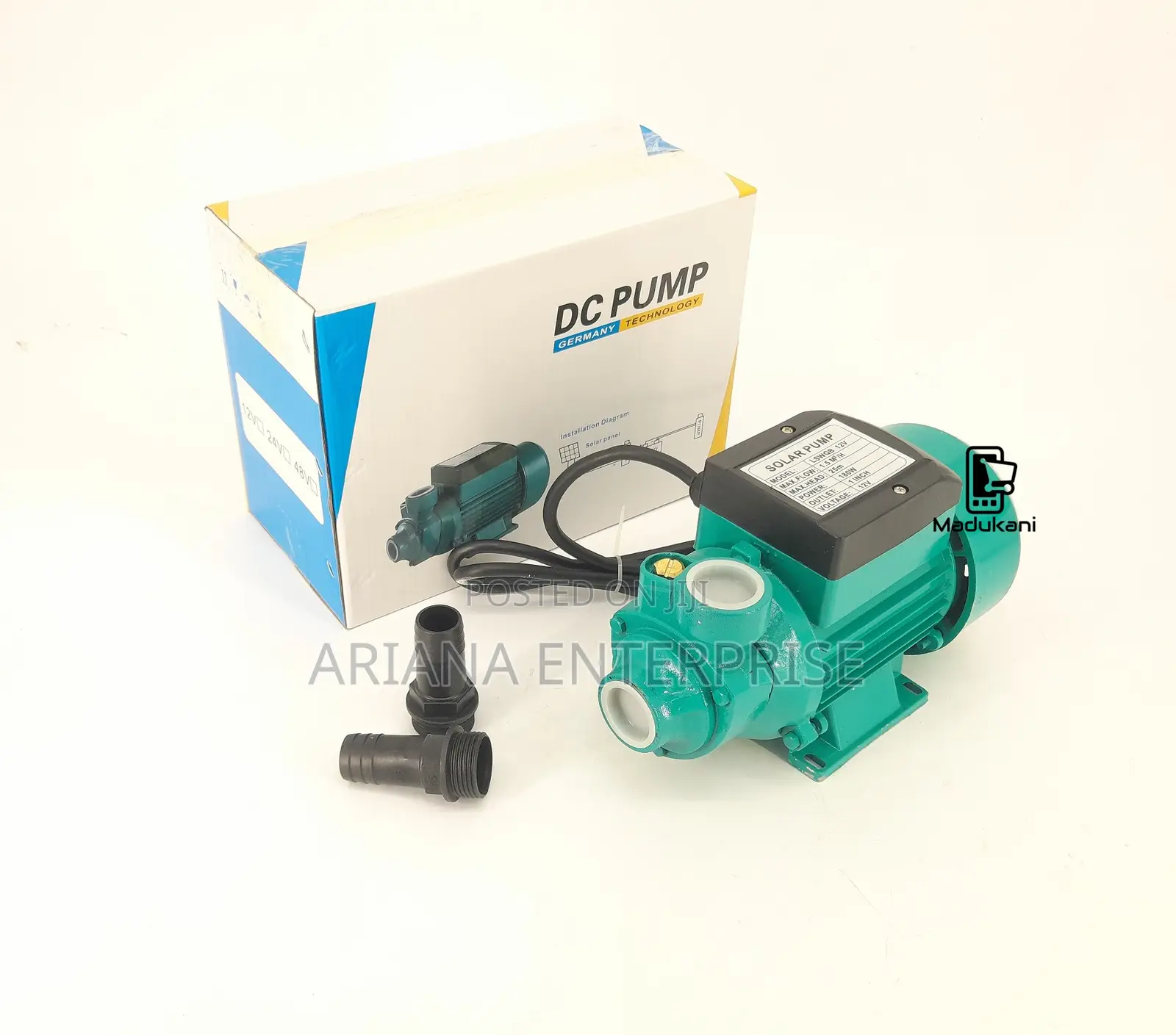 12V DC Solar Surface Water Pump 25m Head