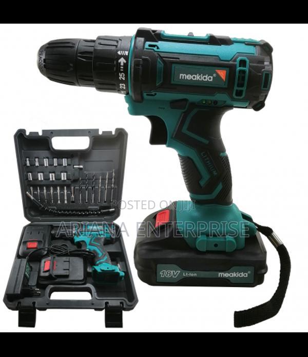 Cordless Drill 18V With 2 Batteries MEAKIDA