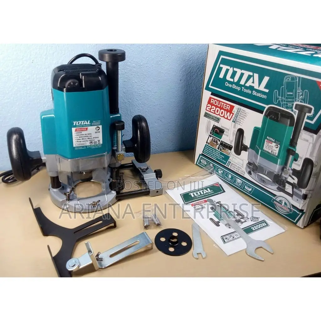 Electric Router 2200w With 12PACKEDBITS