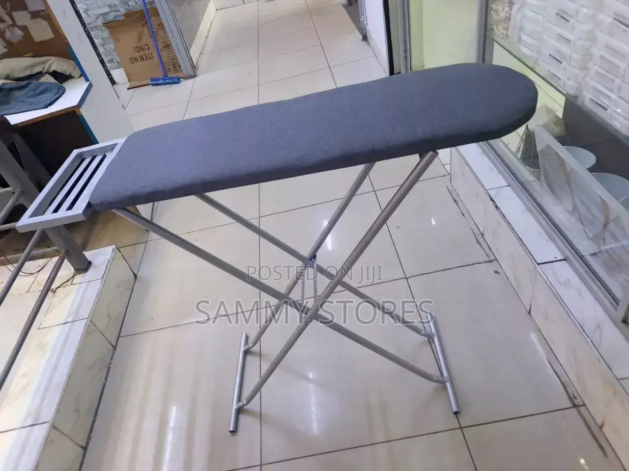 Heavy-Duty Foldable Ironing Board With Built-in Iron Rest