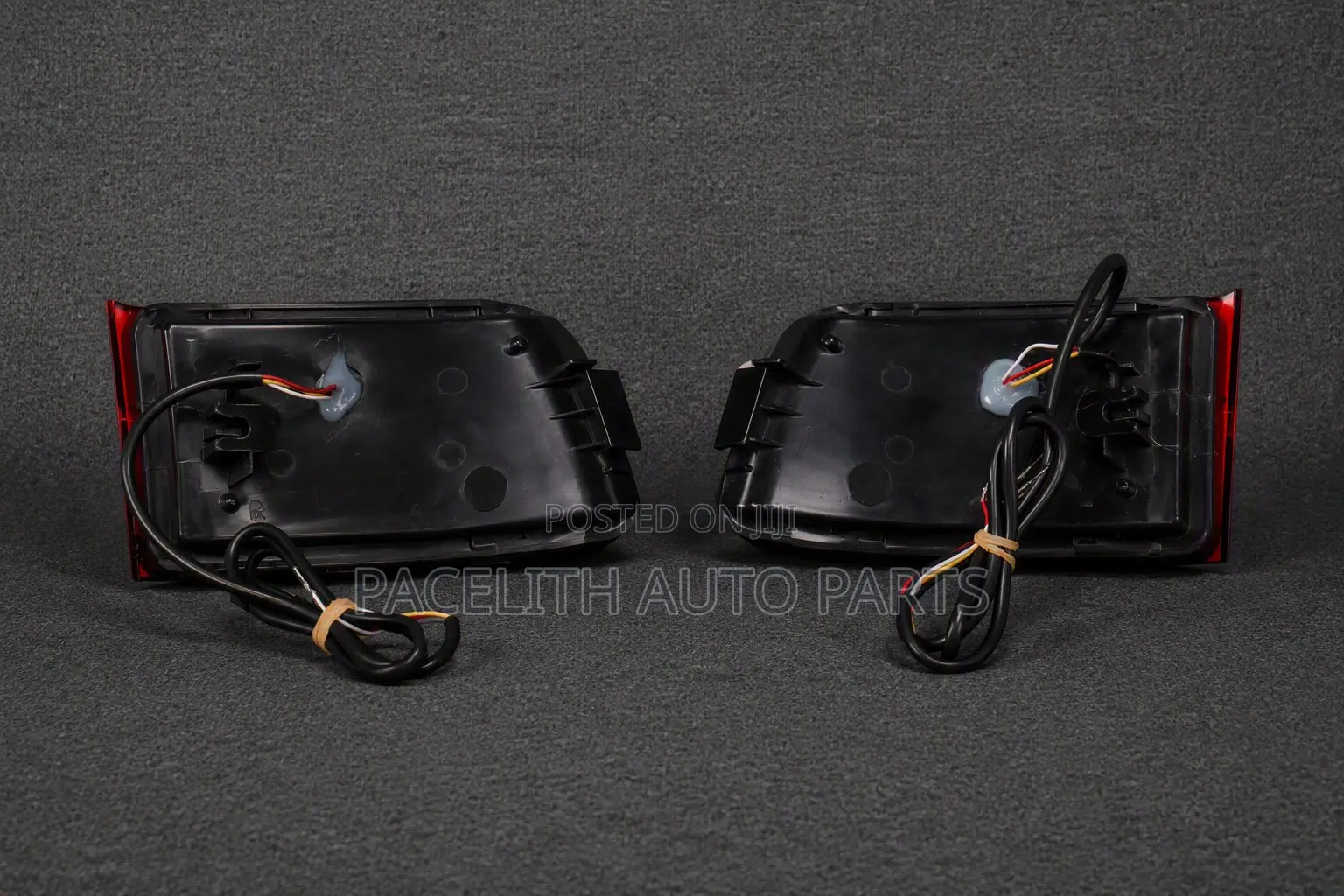 Rear Bumper Reflector Set Toyota Land Cruiser Prado 120 With LED