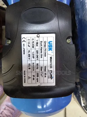 Powerful Usk Water Pump 1hp/450w