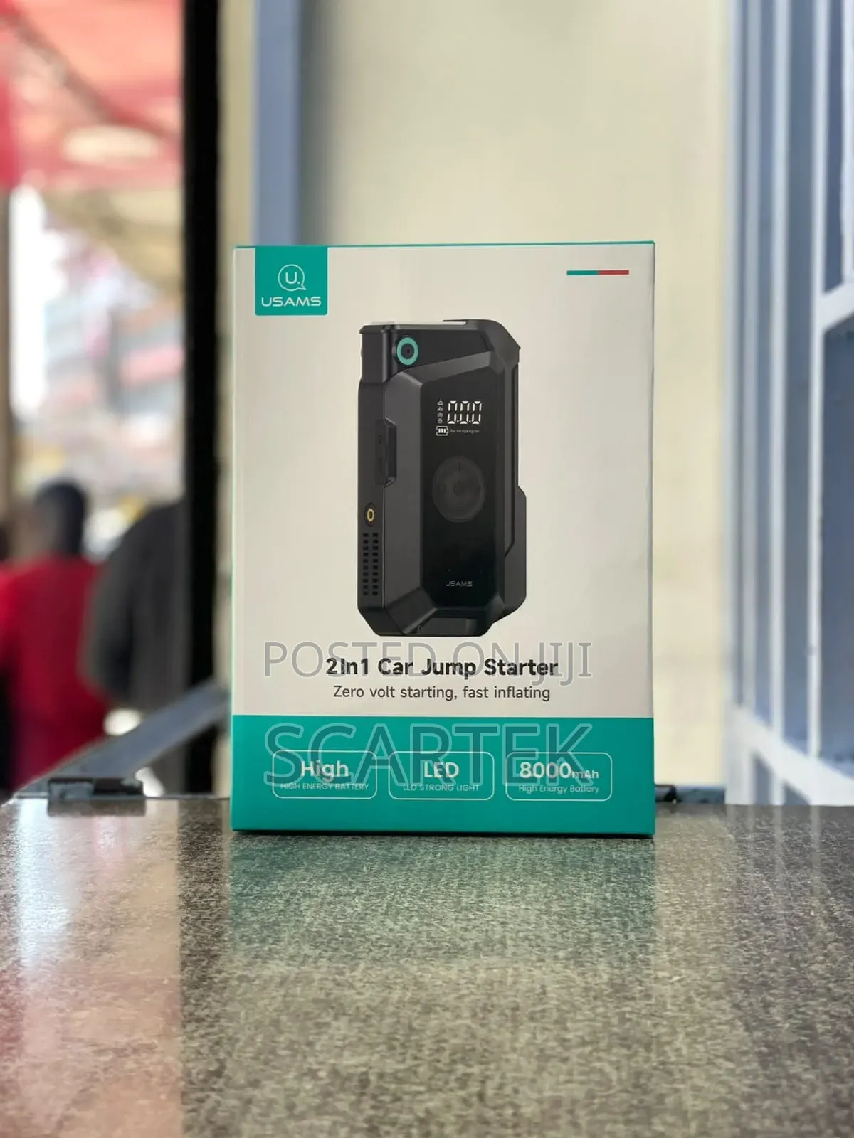 Usams 2 in 1 Jump Starter