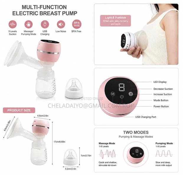 Anti Backflow Rechargable Breast Milk Pump Plus Cupper