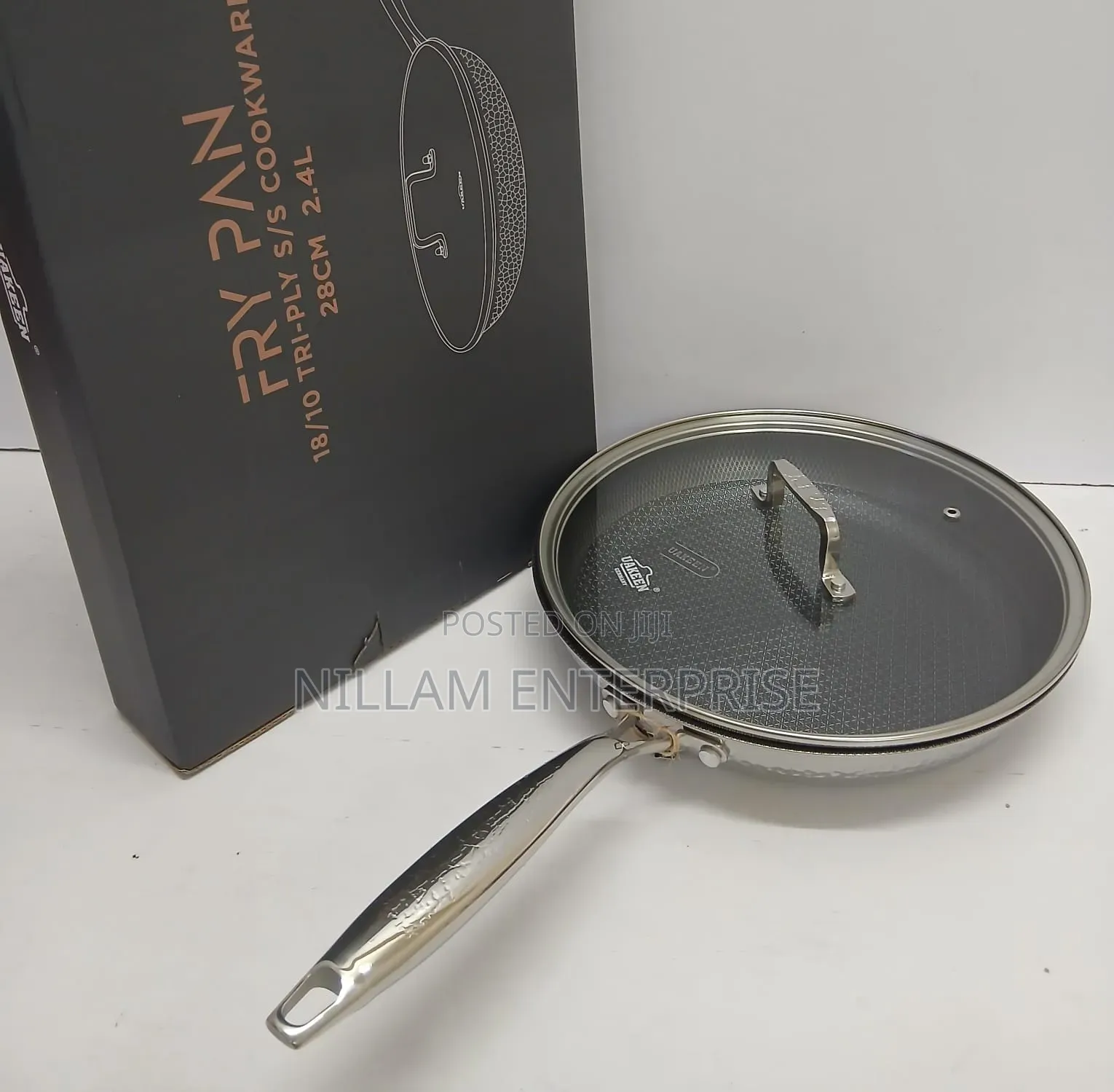 Stainless Steel Non_stick Frying Pan 28cm