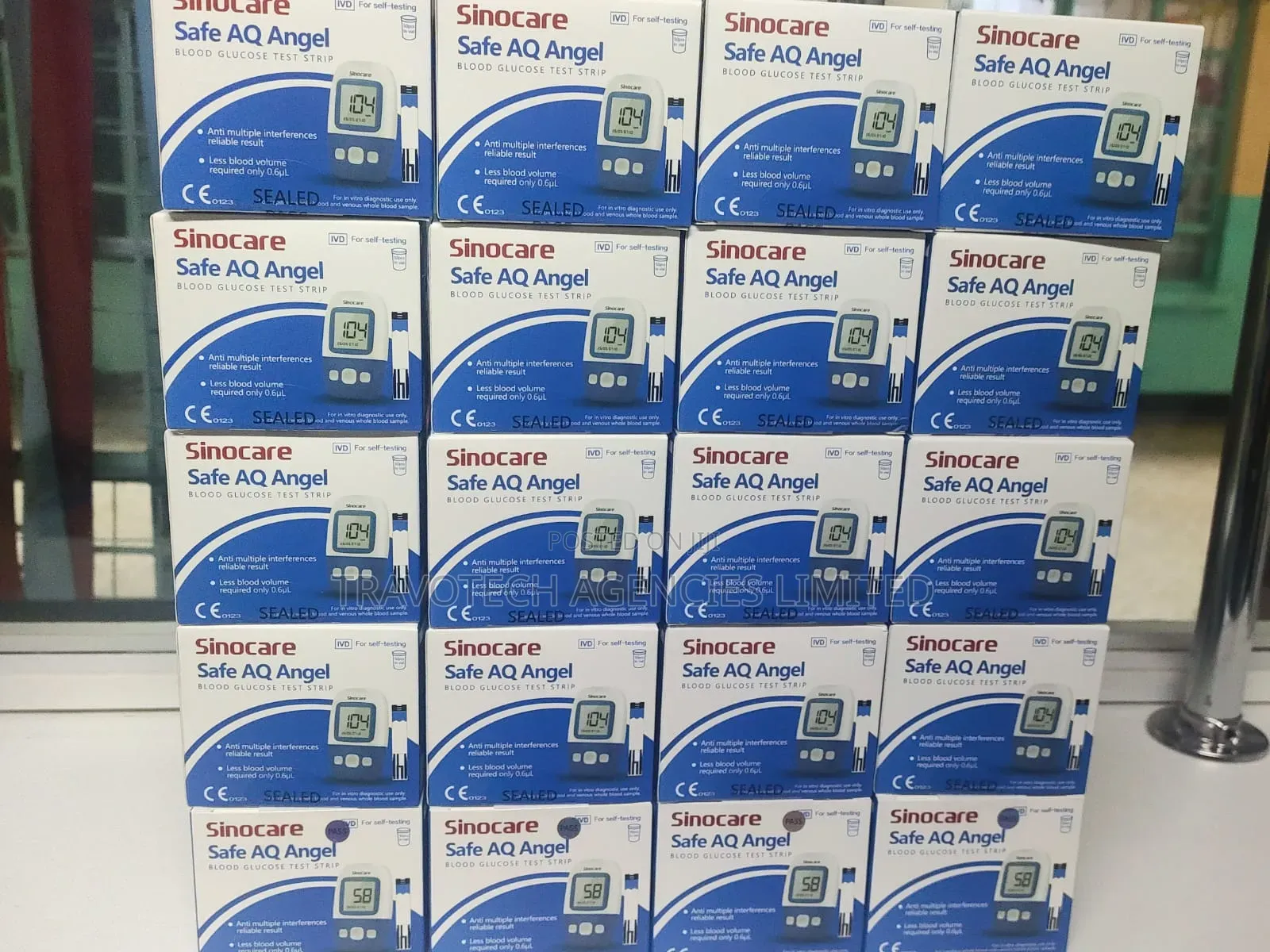 Sinocare Blood Sugar Strips 50T+ Free 50pcs Prickers
