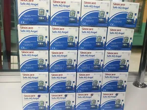 Sinocare Blood Sugar Strips 50T+ Free 50pcs Prickers