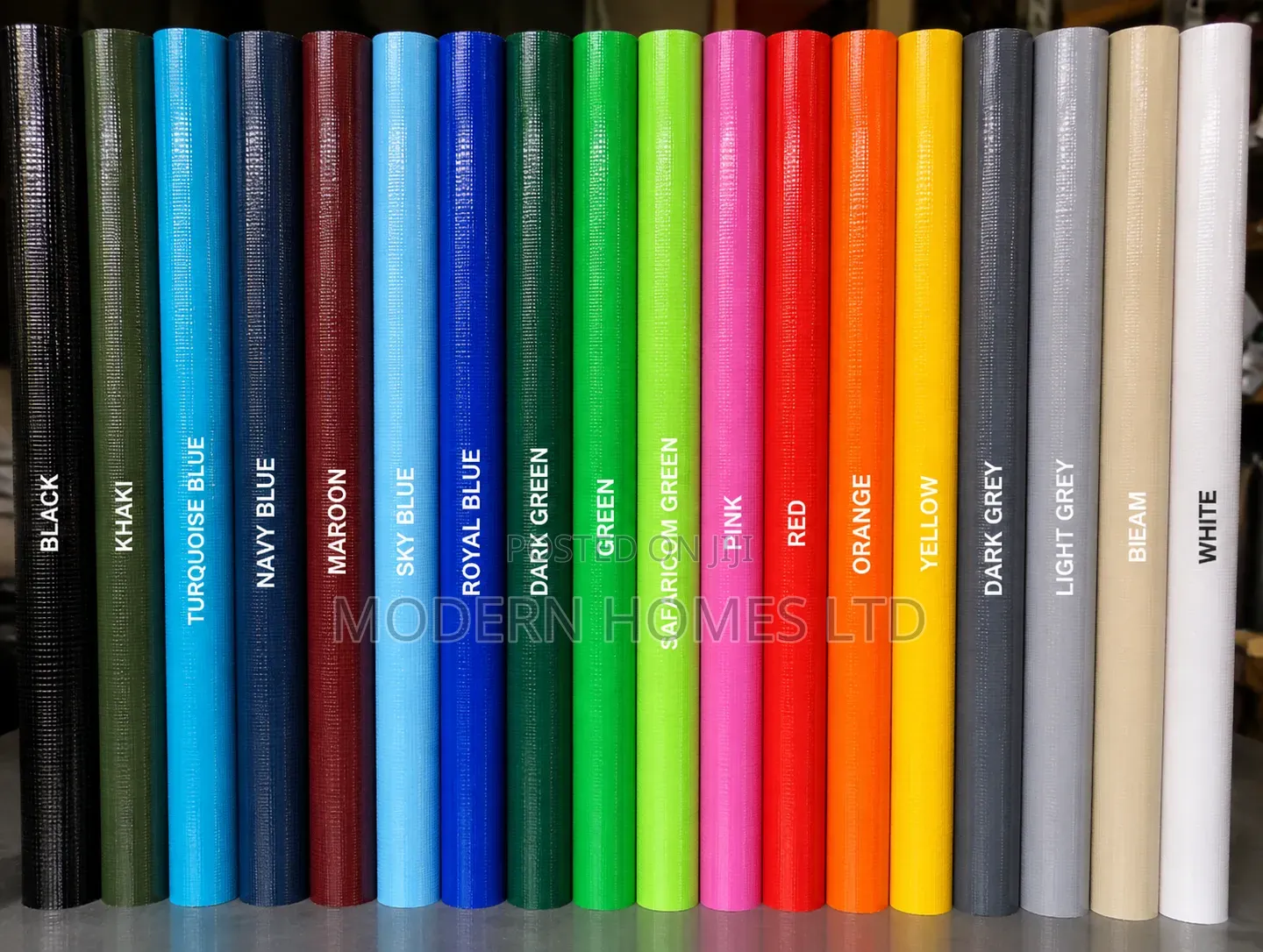 PVC Fabric: Waterproof, UV Resistant Available in Multiple Colours