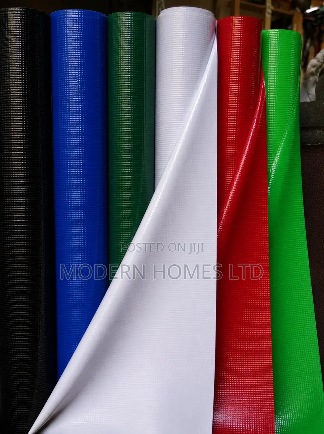 PVC Fabric: Waterproof, UV Resistant Available in Multiple Colours