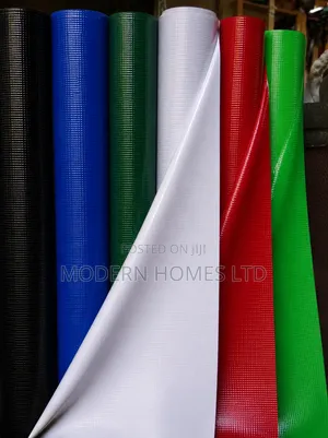 PVC Fabric: Waterproof, UV Resistant Available in Multiple Colours