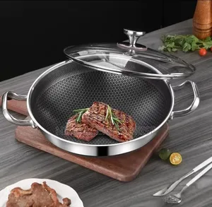 Stainless Steel Honeycomb Soup Pot