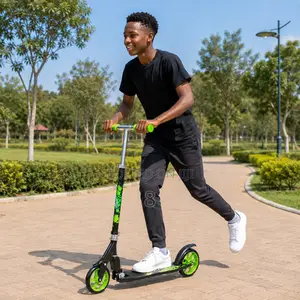 Kids 2 Wheel Outdoor Scooter With Large Wheels