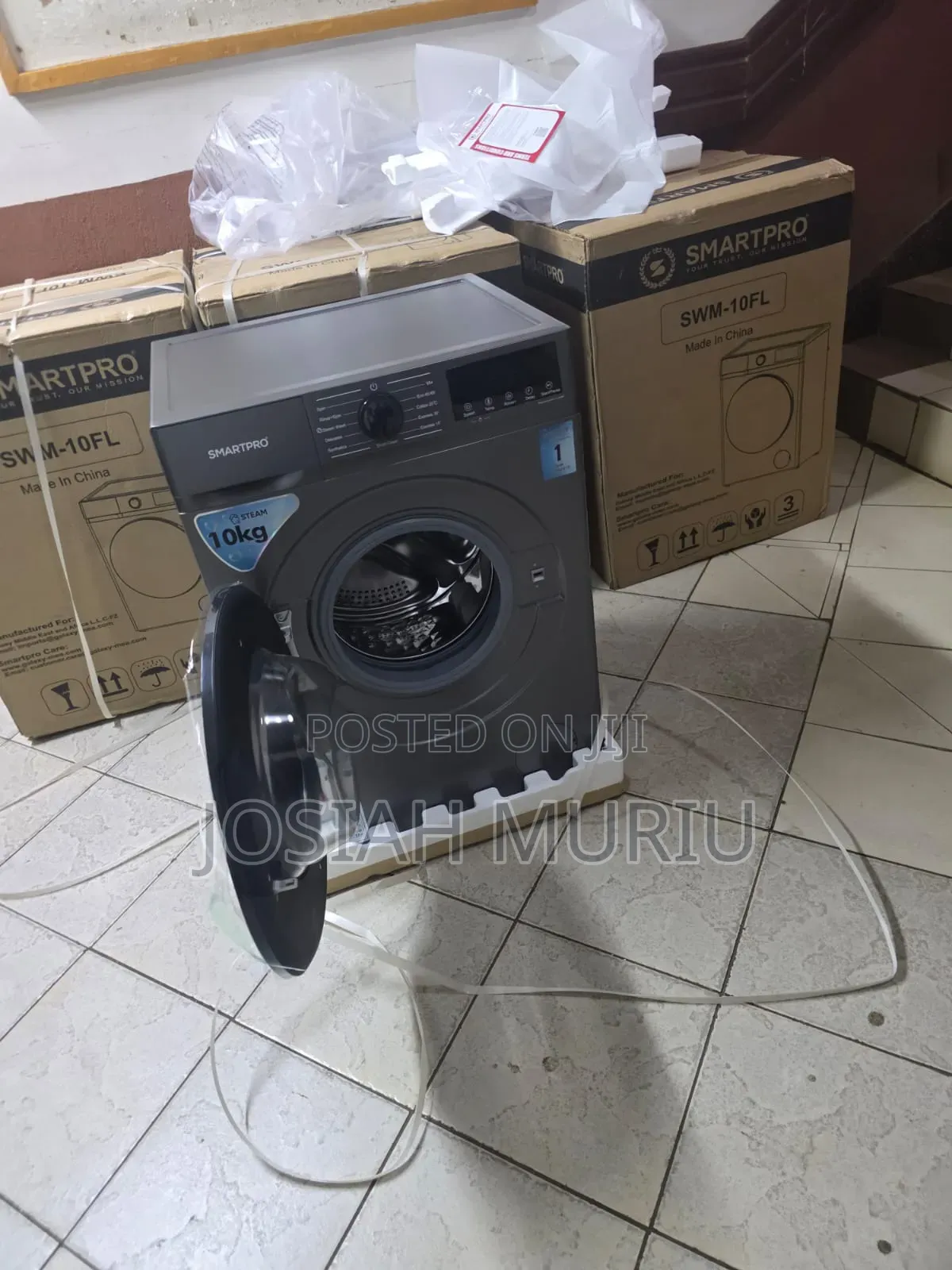 Smart Pro 8KG Front Load Washer – Perfect for Family Laundry