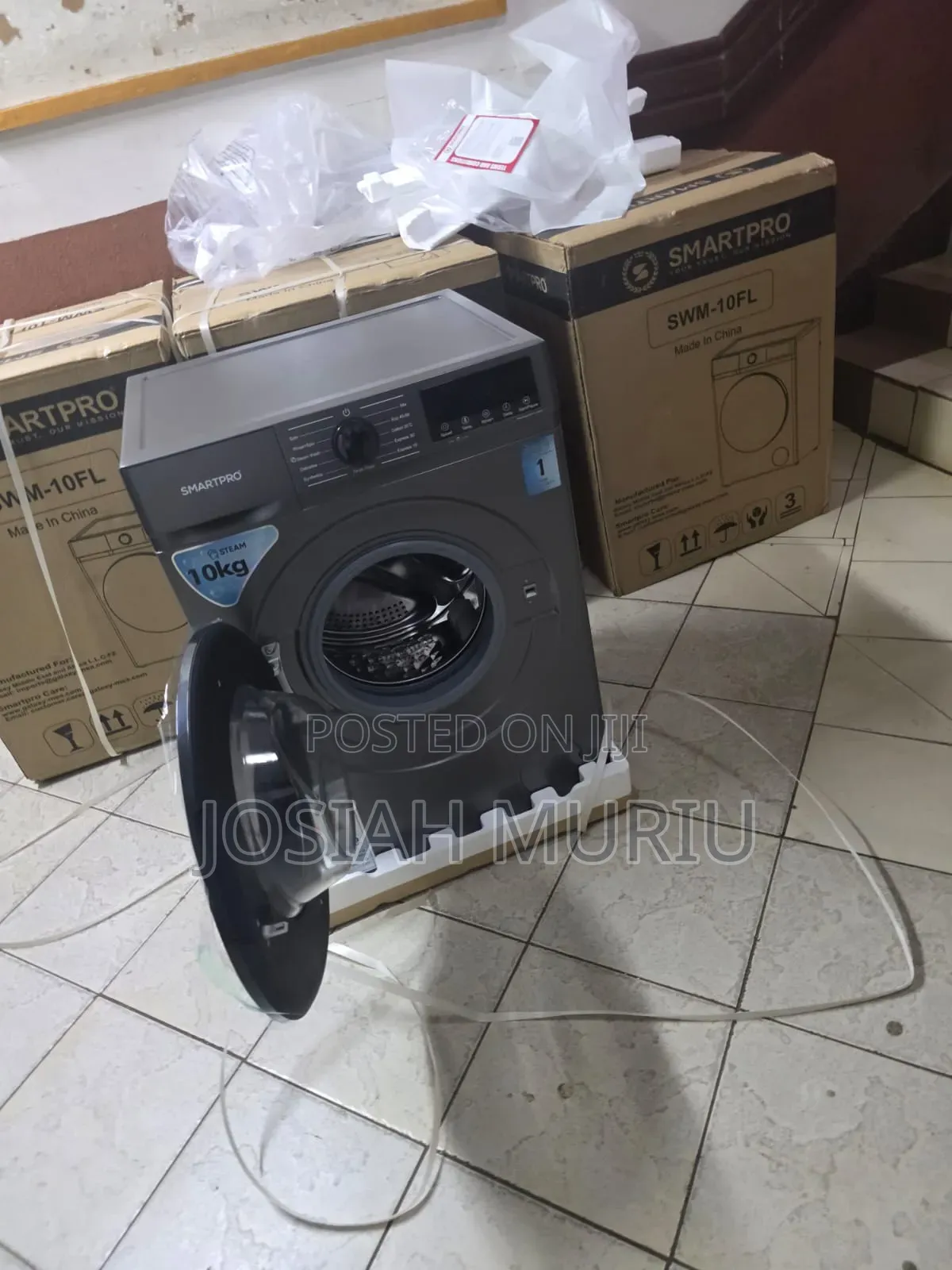 Smart Pro 10KG Front Load Washer – Powerful Cleaning Performance