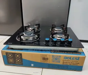 Bolesi 60CM Built-in Gas Hob – 4 Burner Kitchen Cooker
