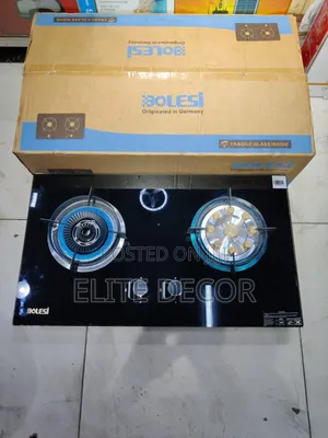 Bolesi Built-in 2 Burner Gas Hob – Vertical Orientation Kitchen Cooker
