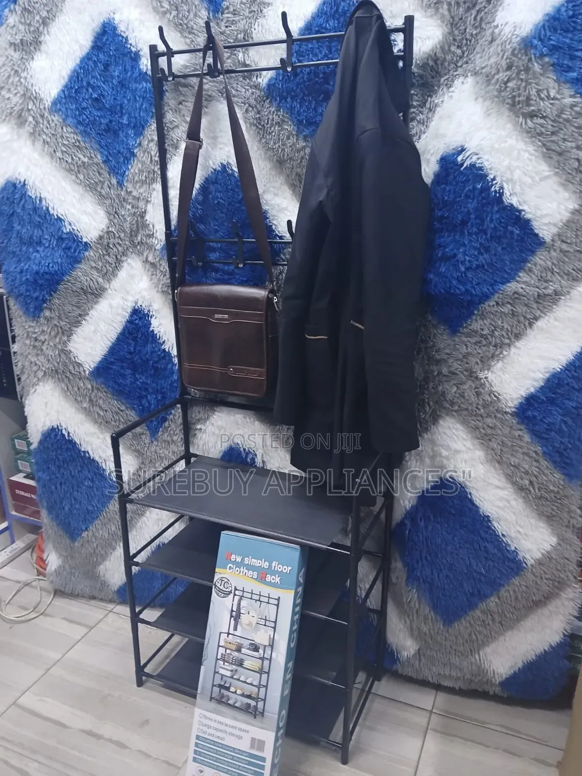 Portable Shoerack With Hanger