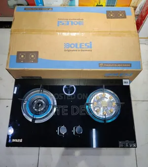 Bolesi Built-in 2 Burner Gas Hob – Vertical Orientation Kitchen Cooker