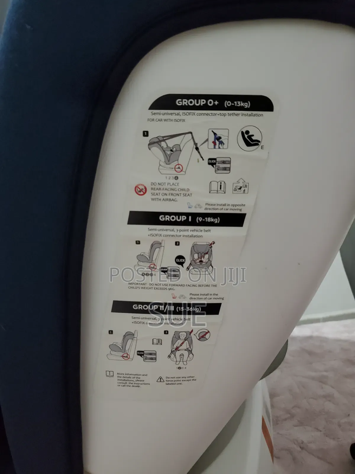Cool Baby 360° Rotating Car Seat With ISOFIX