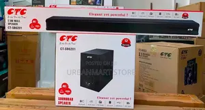 Brand New CTC CT-SB6201 Home Audio Soundbar With Wired Subwoofer
