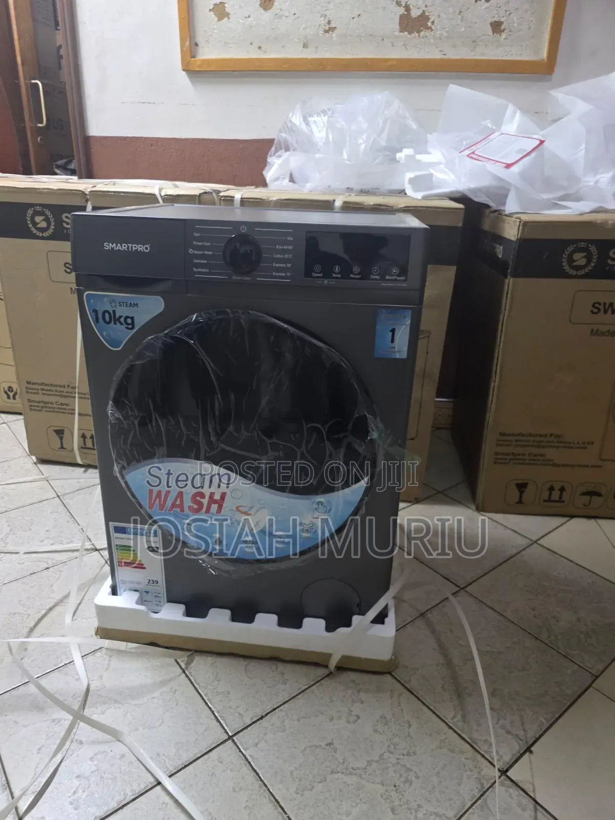 Smart Pro 8KG Automatic Front Load Washing Machine – Modern Reliable