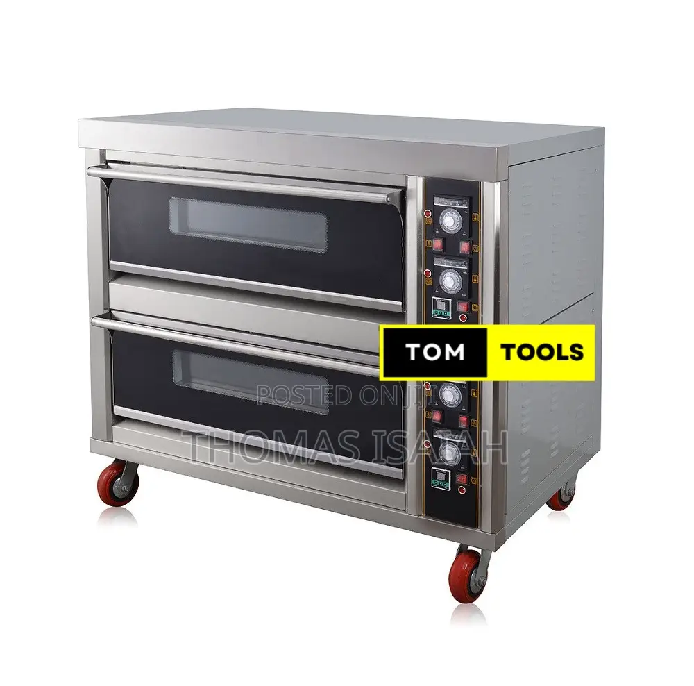 Twin Deck 4 Trays Commercial Oven