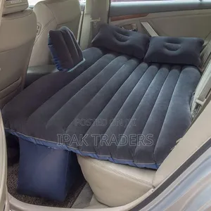 Portable Inflatable Car Back Seat Bed* Blue, Grey-Beige and Black*