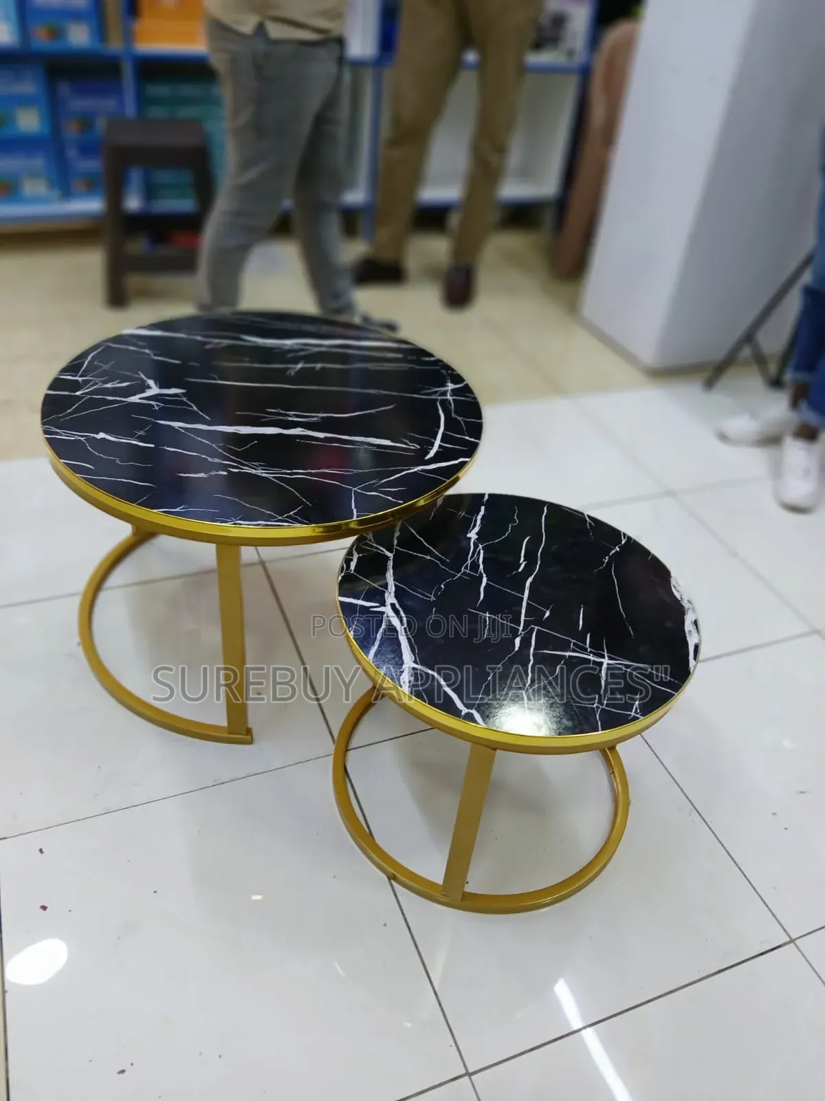 Black Marble Effect Glass