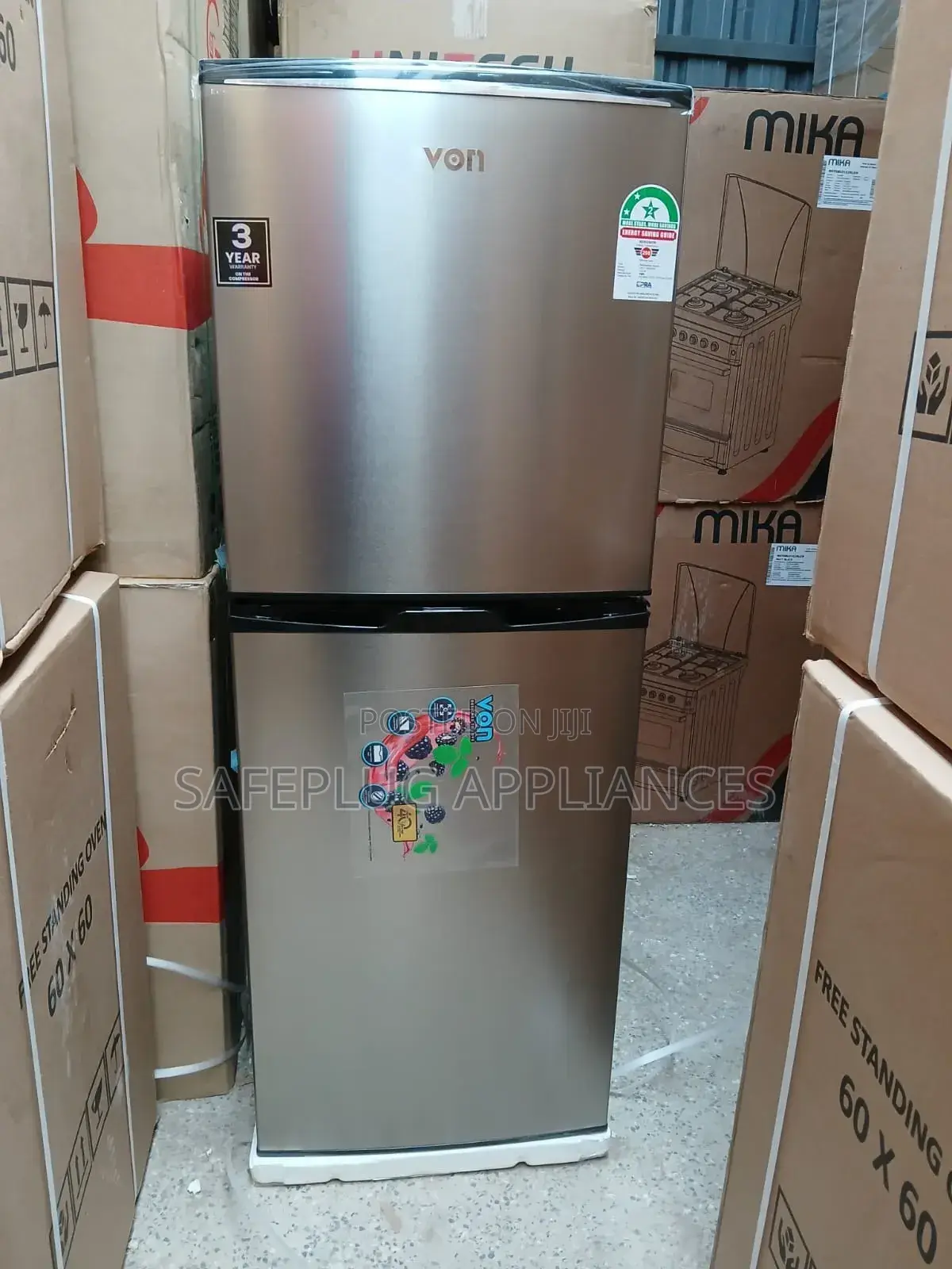Von 138 LTRS Refrigerator Non Frost